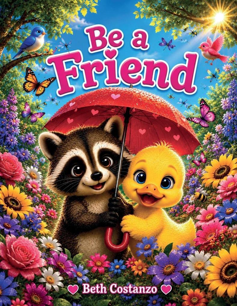 Be A Friend a story about kindness caring and making someone smile.