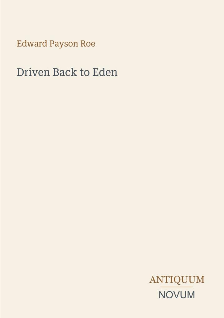 Driven Back to Eden