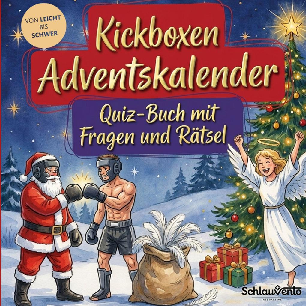Kickboxen-Adventskalender: Quiz-Buch mit Fragen und Rätsel