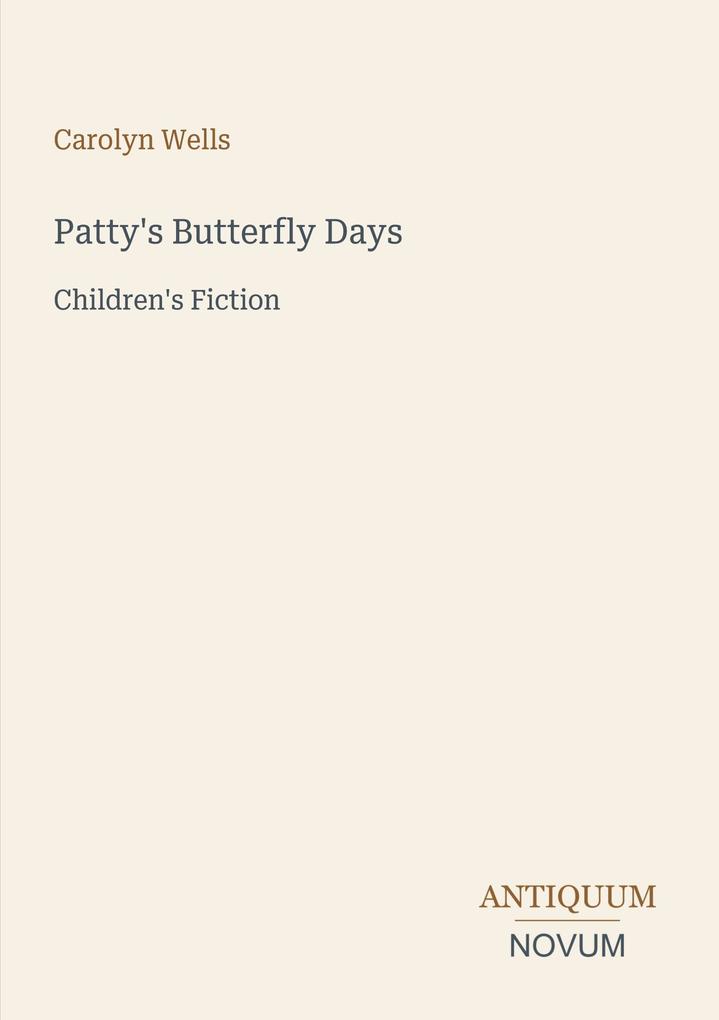 Patty's Butterfly Days