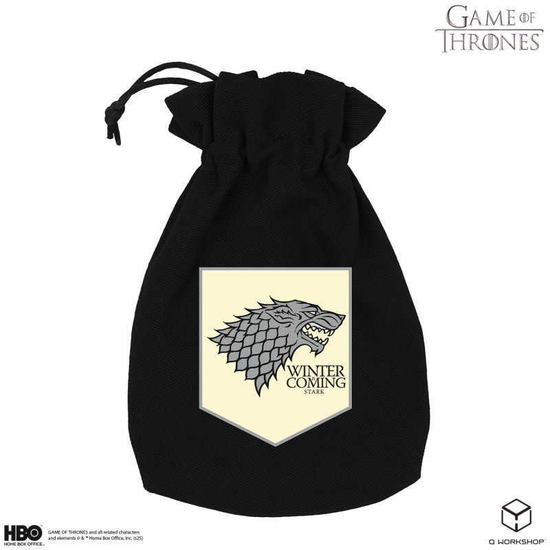 Pegasus QWO98192 - Game of Thrones Stark schwarz Würfelbeutel 165cm
