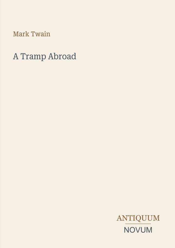 A Tramp Abroad