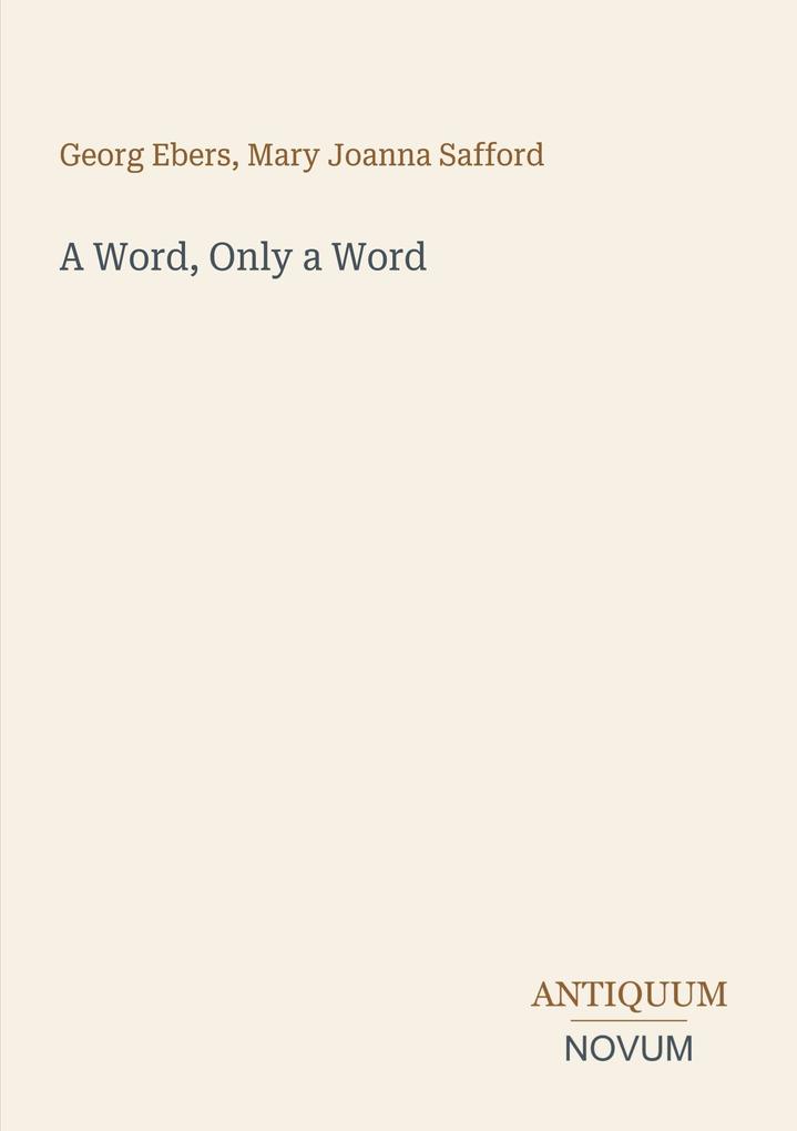 A Word Only a Word