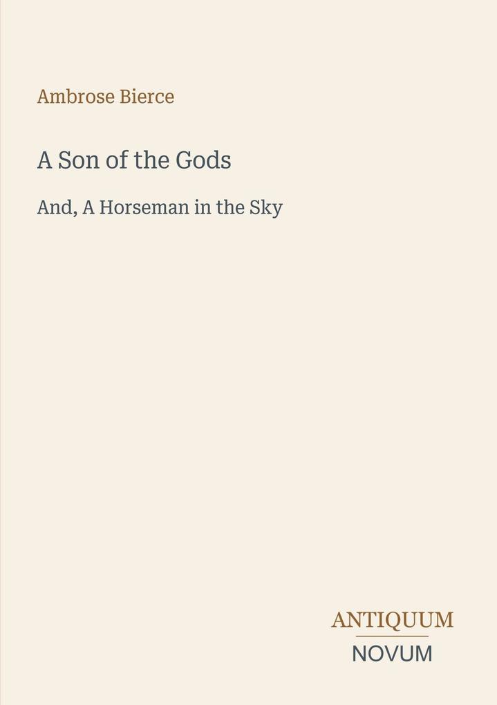A Son of the Gods