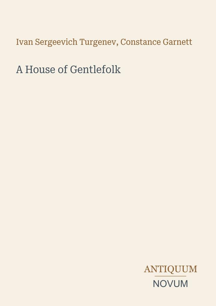 A House of Gentlefolk