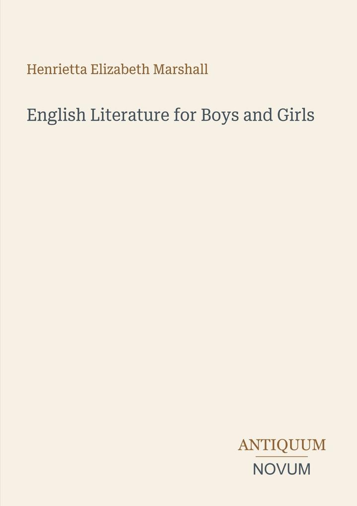 English Literature for Boys and Girls