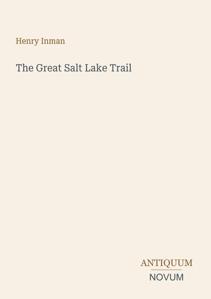 The Great Salt Lake Trail
