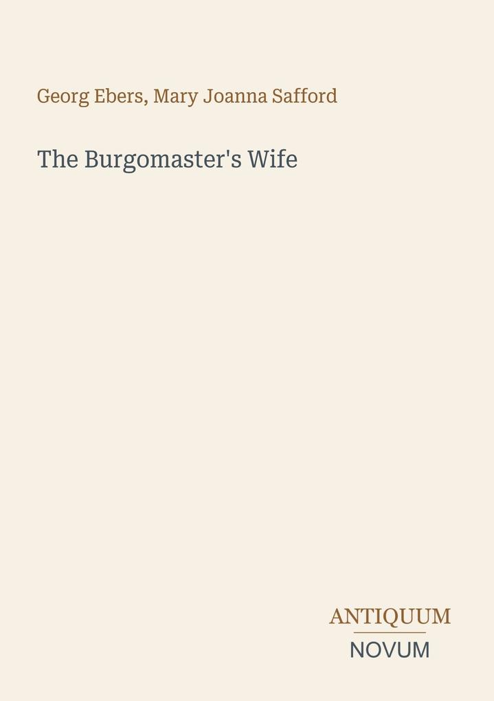 The Burgomaster's Wife