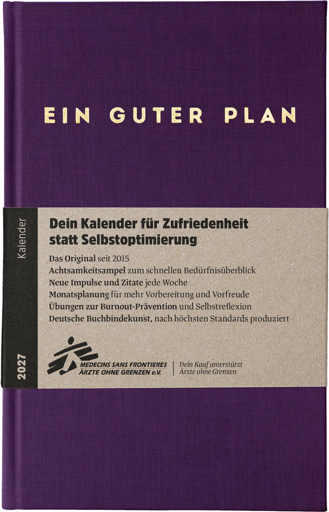 Ein guter Plan 2027 Violett