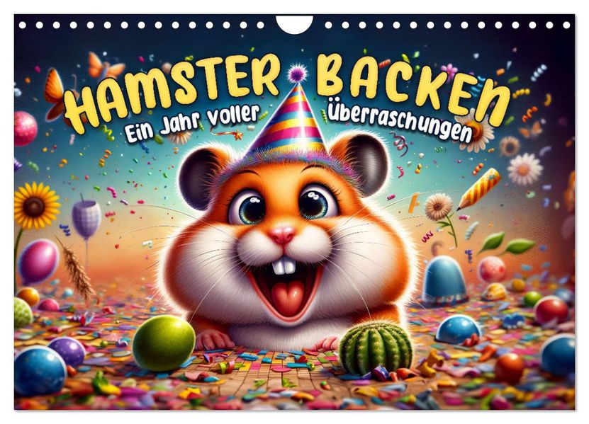 Hamsterbacken: Ein Jahr voller Überraschungen (Wandkalender 2027 DIN A4 quer) CALVENDO Monatskalender