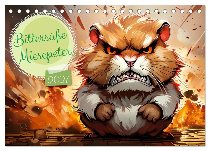 Bittersüße Miesepeter (Tischkalender 2027 DIN A5 quer) CALVENDO Monatskalender