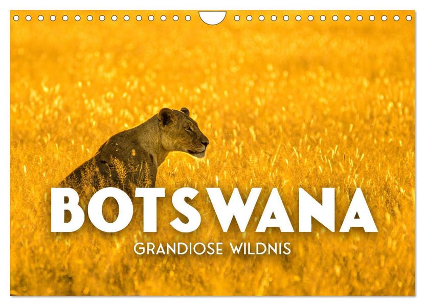 Botswana - Grandiose Wildnis (Wandkalender 2027 DIN A4 quer) CALVENDO Monatskalender