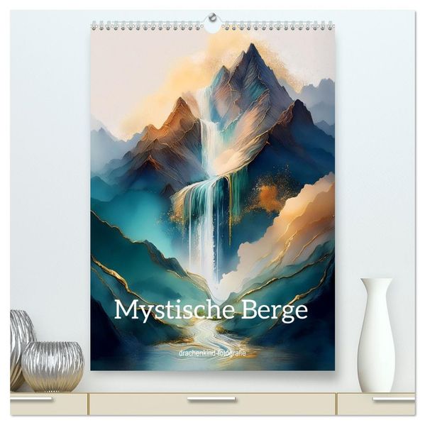 Mystische Berge (hochwertiger Premium Wandkalender 2027 DIN A2 hoch) Kunstdruck in Hochglanz