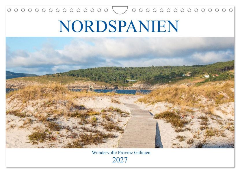 Nordspanien - Wundervolle Provinz Galicien (Wandkalender 2027 DIN A4 quer) CALVENDO Monatskalender