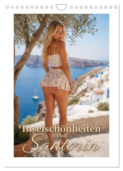 Inselschönheiten von Santorin (Wandkalender 2027 DIN A4 hoch) CALVENDO Monatskalender
