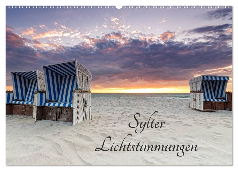 Sylter Lichtstimmungen (Wandkalender 2027 DIN A2 quer) CALVENDO Monatskalender