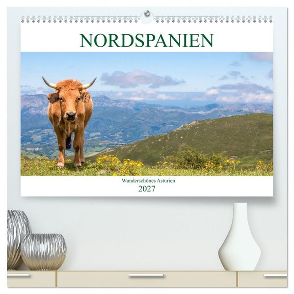 Nordspanien - Wunderschönes Asturien (hochwertiger Premium Wandkalender 2027 DIN A2 quer) Kunstdruck in Hochglanz