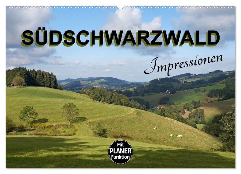 Südschwarzwald - Impressionen (Wandkalender 2027 DIN A2 quer) CALVENDO Monatskalender