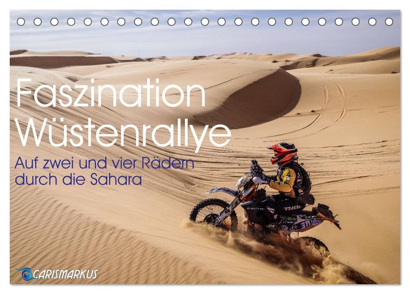 Faszination Wüstenrallye (Tischkalender 2027 DIN A5 quer) CALVENDO Monatskalender