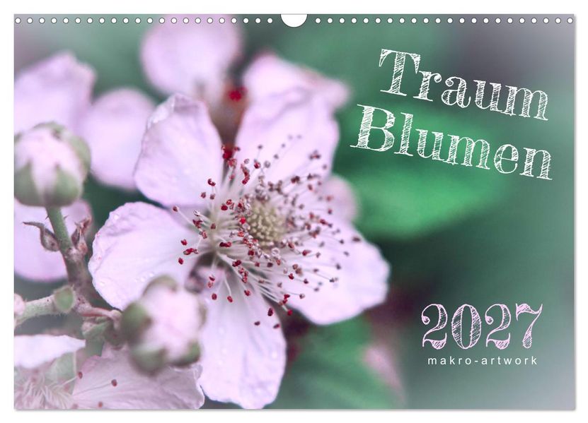 Traum Blumen (Wandkalender 2027 DIN A3 quer) CALVENDO Monatskalender