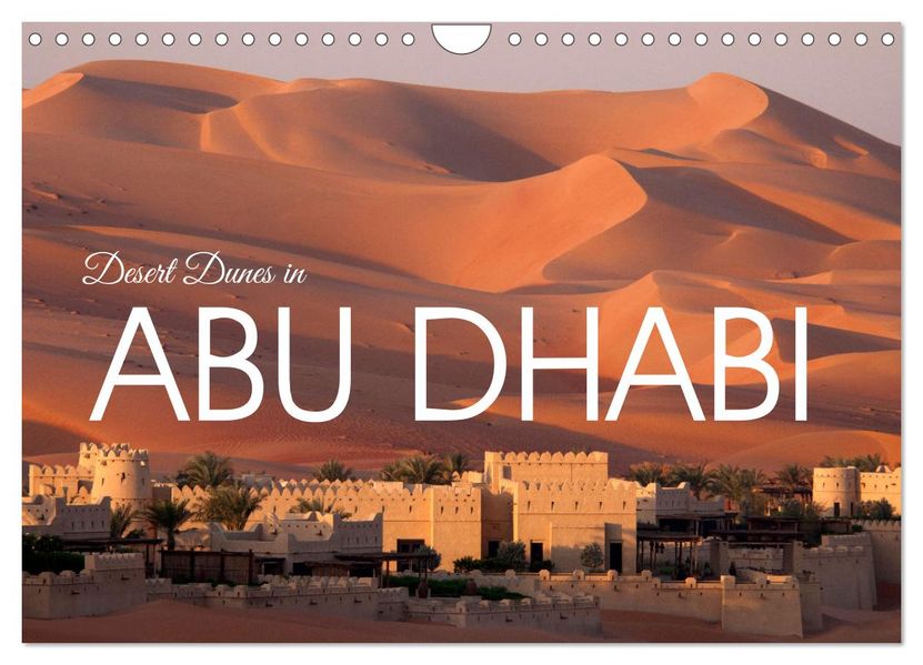 Desert dunes in Abu Dhabi (Wall Calendar 2027 DIN A4 landscape) CALVENDO 12 Month Wall Calendar