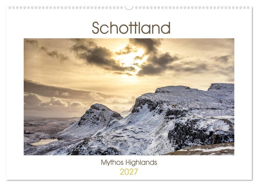 Schottland - Mythos Highlands (Wandkalender 2027 DIN A2 quer) CALVENDO Monatskalender
