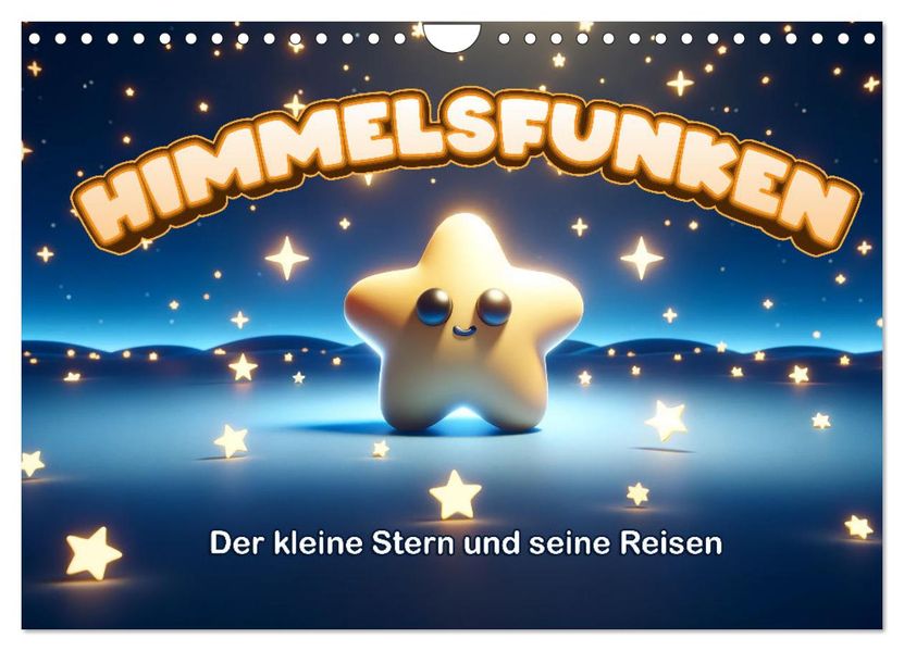 Himmelsfunken: Der kleine Stern und seine Reisen (Wandkalender 2027 DIN A4 quer) CALVENDO Monatskalender