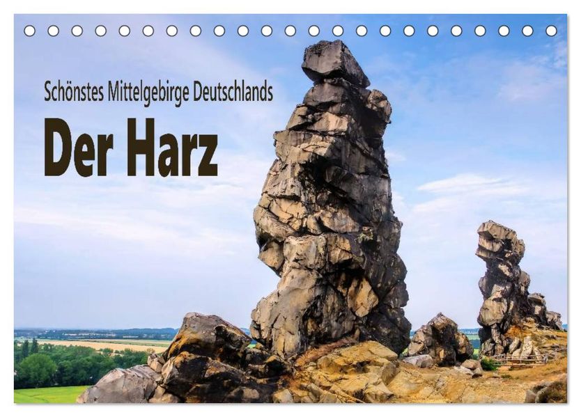 Der Harz - Schönstes Mittelgebirge Deutschlands (Tischkalender 2027 DIN A5 quer) CALVENDO Monatskalender