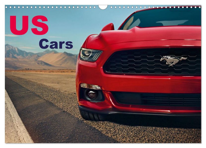 US Cars Kalender (Wandkalender 2027 DIN A3 quer) CALVENDO Monatskalender