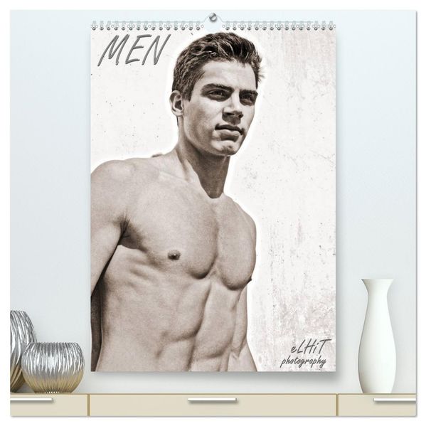 MEN by eLHiT photography (High Quality Premium Wall Calendar 2027 DIN A2 portrait)CALVENDO 12 Month Wall Calendar