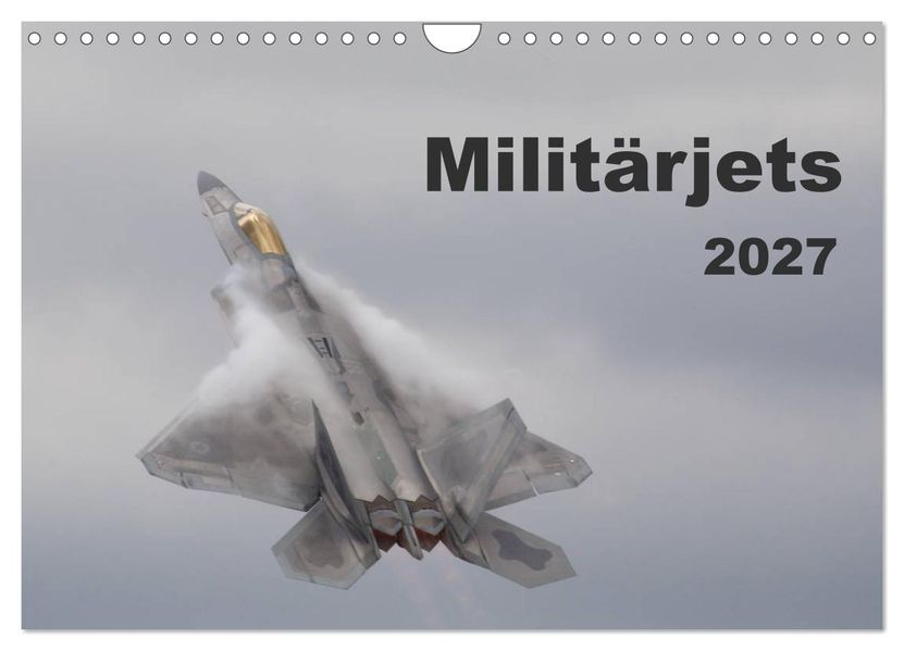 Militärjets (Wandkalender 2027 DIN A4 quer) CALVENDO Monatskalender