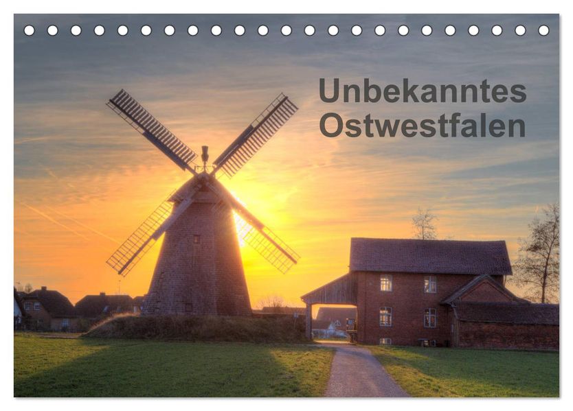 Unbekanntes Ostwestfalen (Tischkalender 2027 DIN A5 quer) CALVENDO Monatskalender