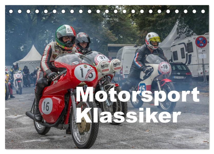 Motorsport Klassiker (Tischkalender 2027 DIN A5 quer) CALVENDO Monatskalender