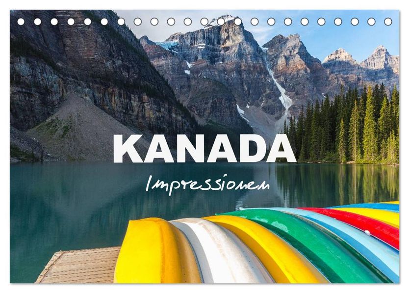 Kanada - Impressionen (Tischkalender 2027 DIN A5 quer) CALVENDO Monatskalender