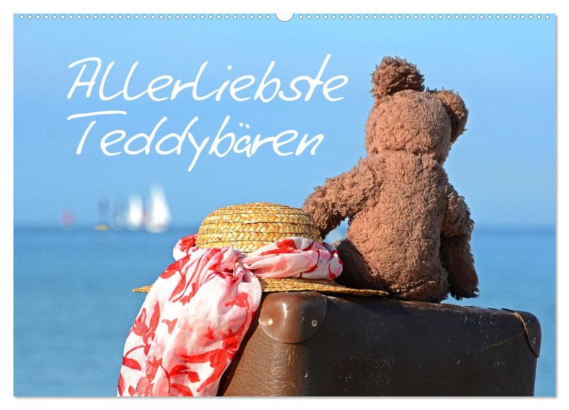 Allerliebste Teddybären (Wandkalender 2027 DIN A2 quer) CALVENDO Monatskalender