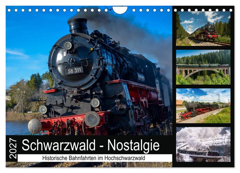 Schwarzwald-Nostalgie (Wandkalender 2027 DIN A4 quer) CALVENDO Monatskalender