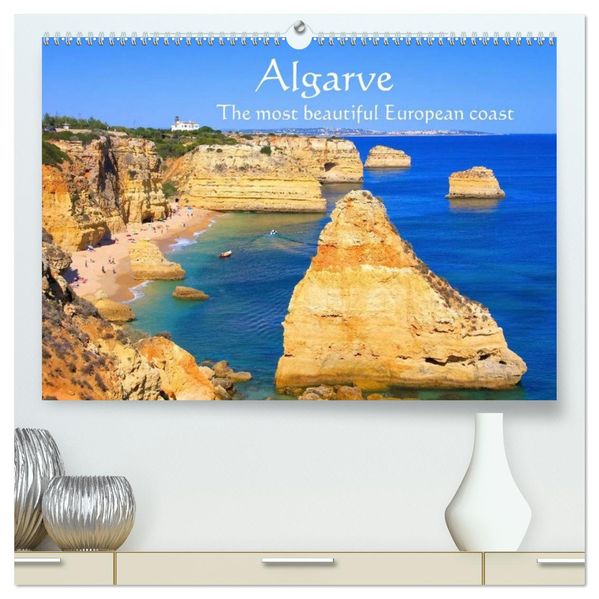 Algarve - The most beautiful European coast (High Quality Premium Wall Calendar 2027 DIN A2 landscape)CALVENDO 12 Month Wall Calendar