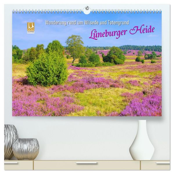 Lüneburger Heide - Wanderung rund um Wilsede und Totengrund (hochwertiger Premium Wandkalender 2027 DIN A2 quer) Kunstdruck in Hochglanz