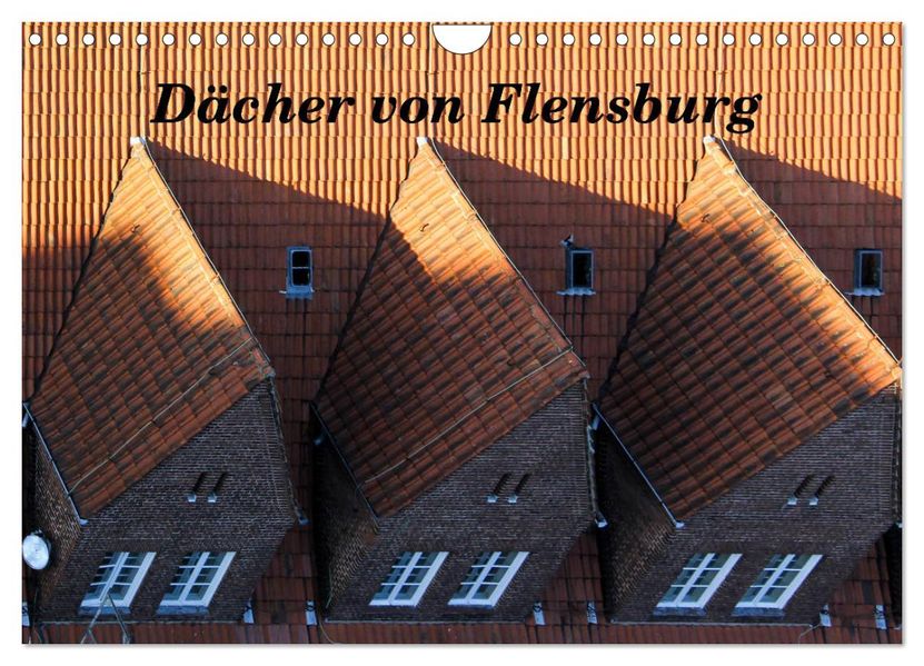 Dächer von Flensburg (Wandkalender 2027 DIN A4 quer) CALVENDO Monatskalender