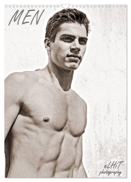 MEN by eLHiT photography (Wall Calendar 2027 DIN A3 portrait) CALVENDO 12 Month Wall Calendar