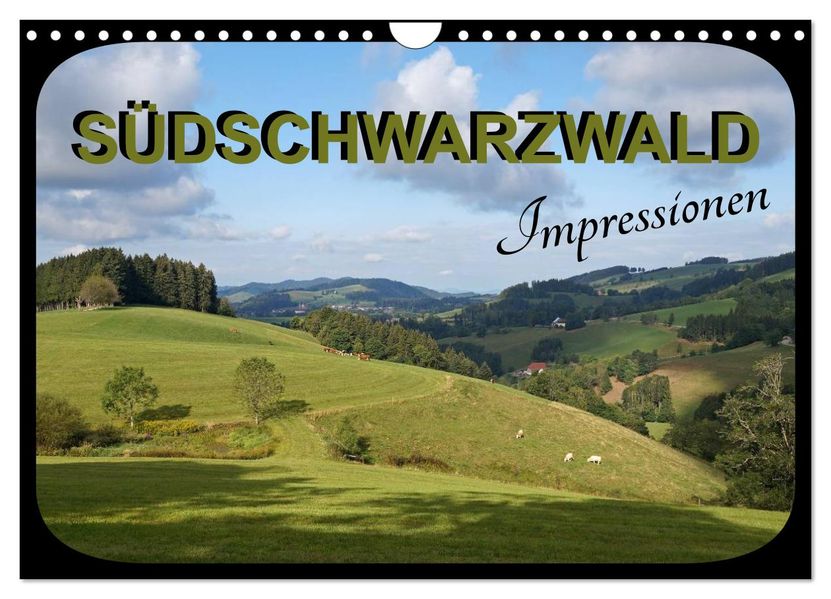 Südschwarzwald - Impressionen (Wandkalender 2027 DIN A4 quer) CALVENDO Monatskalender