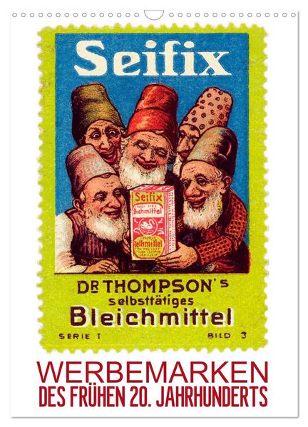 Werbemarken des frühen 20. Jahrhunderts (Wandkalender 2027 DIN A3 hoch) CALVENDO Monatskalender
