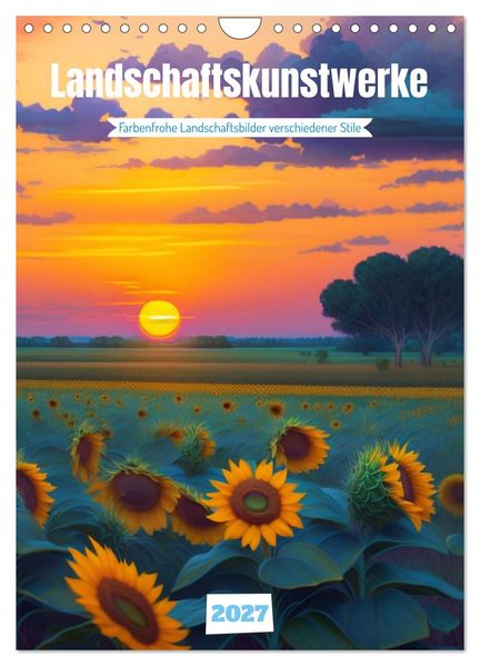 Schöne Landschaften (Wandkalender 2027 DIN A4 hoch) CALVENDO Monatskalender