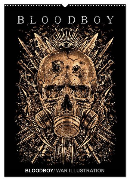 BLOODBOY/WAR ILLUSTRATION (Wandkalender 2027 DIN A2 hoch) CALVENDO Monatskalender