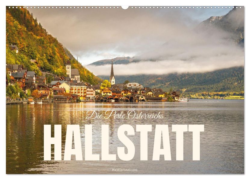 Hallstatt - Die Perle Österreichs (Wandkalender 2027 DIN A2 quer) CALVENDO Monatskalender