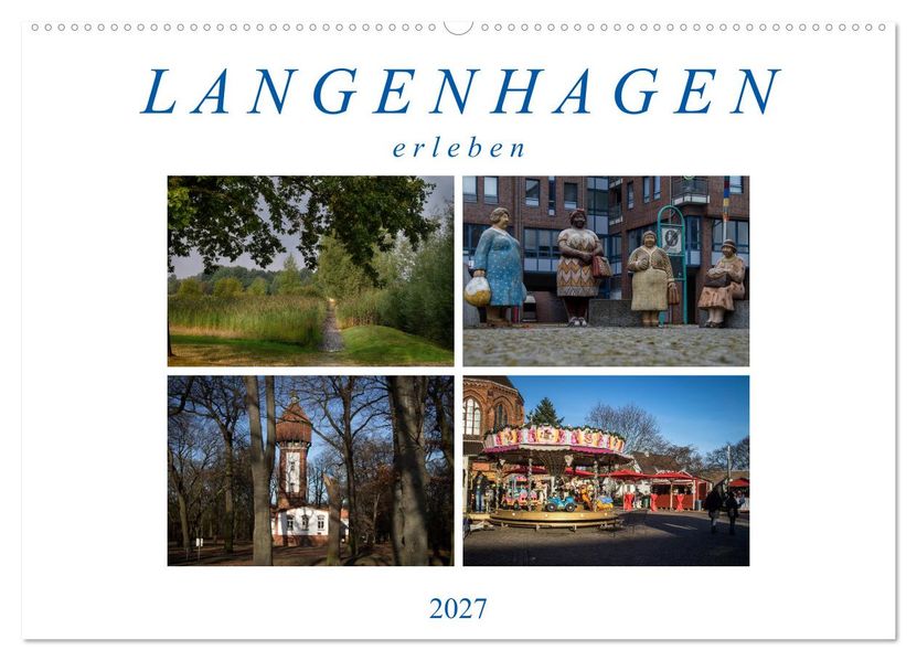 Langenhagen erleben (Wandkalender 2027 DIN A2 quer) CALVENDO Monatskalender