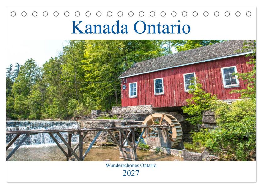 Kanada Ontario - Wunderschönes Ontario (Tischkalender 2027 DIN A5 quer) CALVENDO Monatskalender