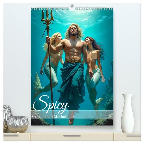 Spicy - Griechische Mythologie (hochwertiger Premium Wandkalender 2027 DIN A2 hoch) Kunstdruck in Hochglanz