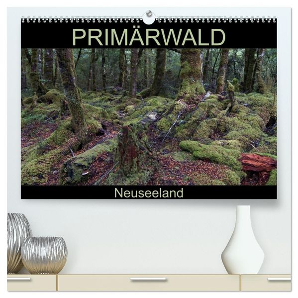 Primärwald - Neuseeland (hochwertiger Premium Wandkalender 2027 DIN A2 quer) Kunstdruck in Hochglanz