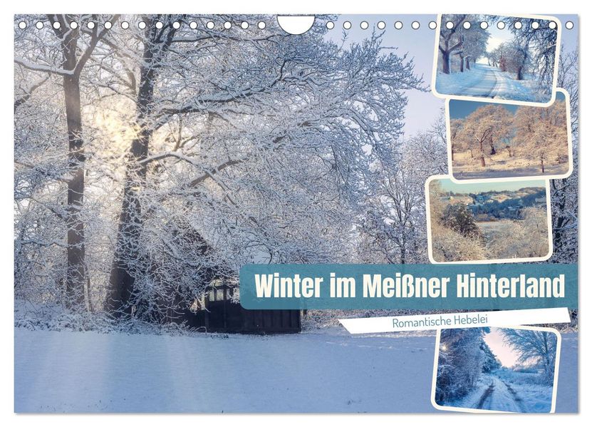 Winter im Meißner Hinterland (Wandkalender 2027 DIN A4 quer) CALVENDO Monatskalender